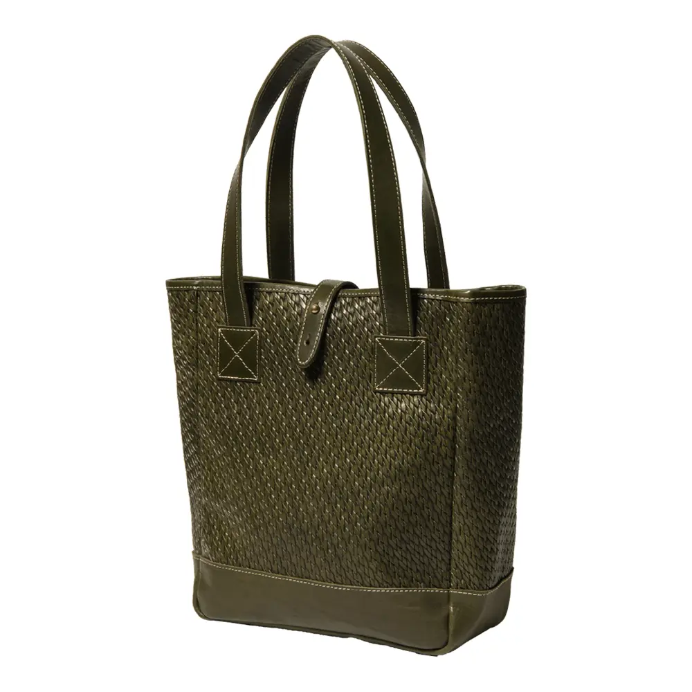 ECO HORSE EMBOSSED LEATHER TOTE BAG SMALL レザージャケット 革ジャン