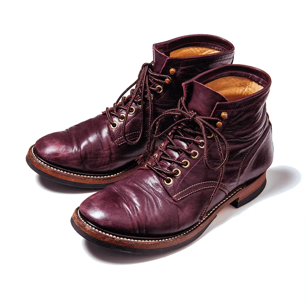 ANILINE HORSE WORK BOOTS leather jacket brand