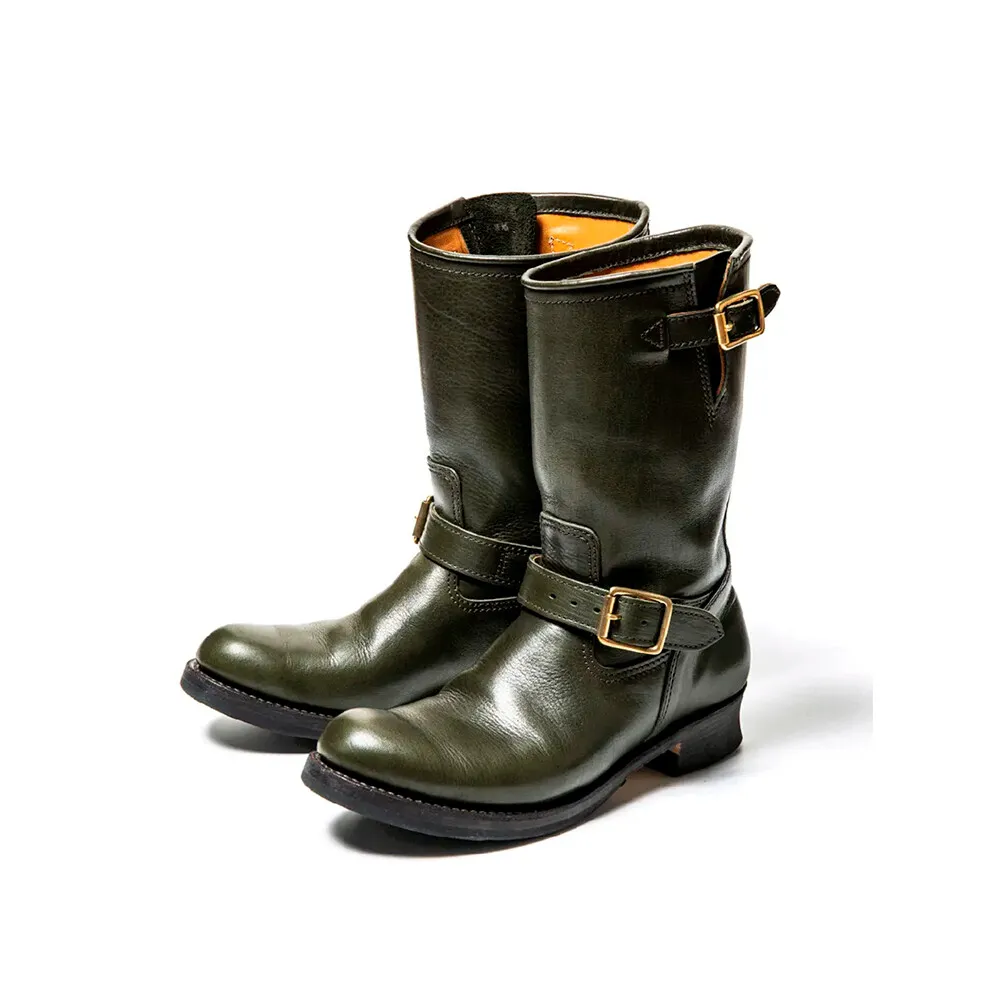 ECO HORSE ENGINEER BOOTS leather jacket brand