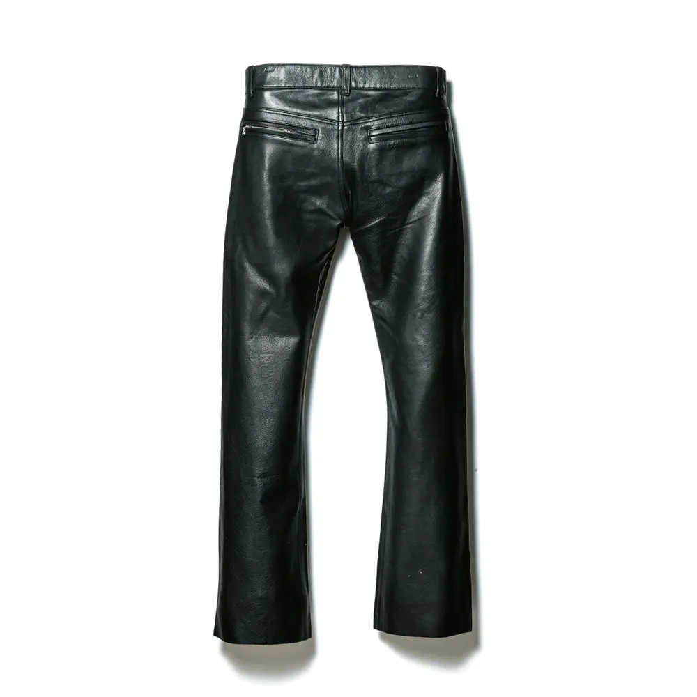 STEER OIL PANTS (STRAIGHT) leather jacket brand