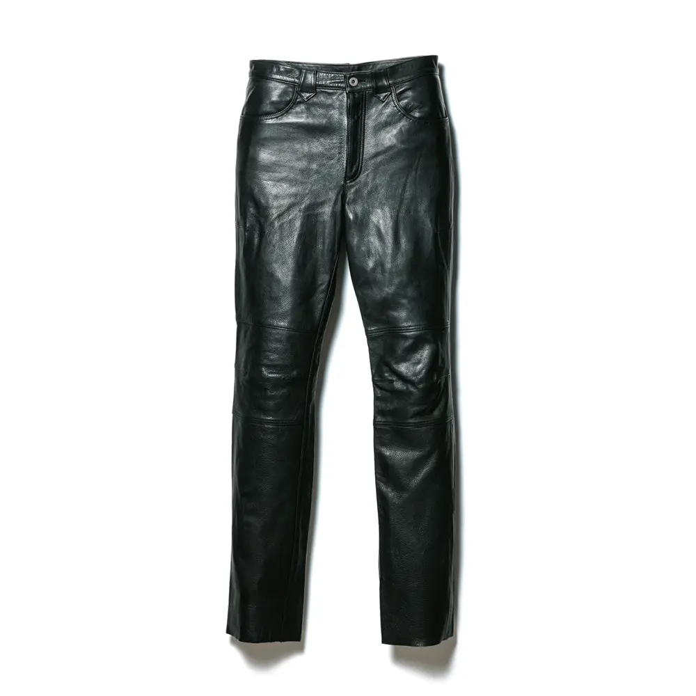 STEER OIL PANTS leather jacket brand