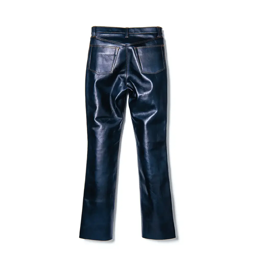 INDIGO HORSE PANTS leather jacket brand