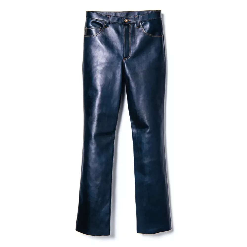 INDIGO HORSE PANTS メンズ ウィメンズ レザージャケット 革ジャン