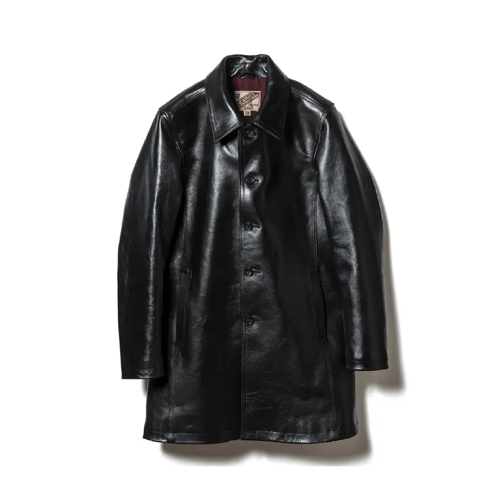 ANILINE HORSE SHOP COAT leather jacket brand