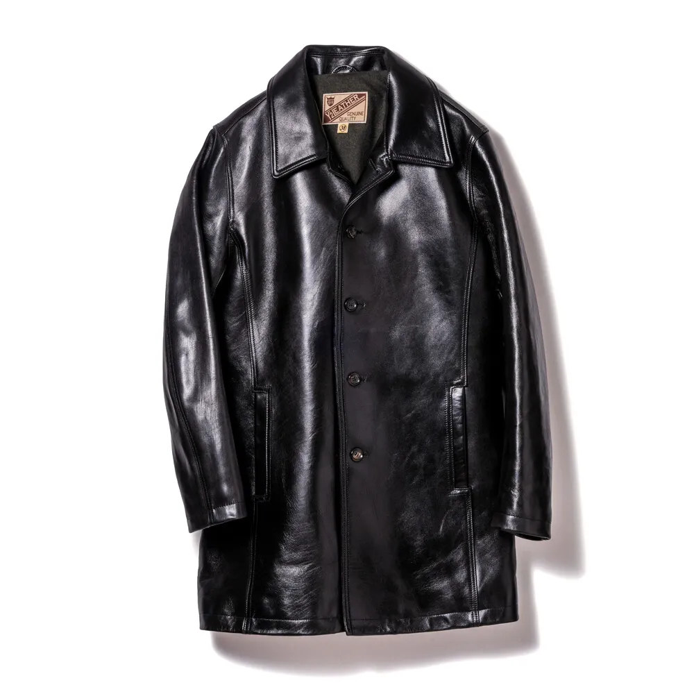 ANILINE HORSE SHOP COAT leather jacket brand