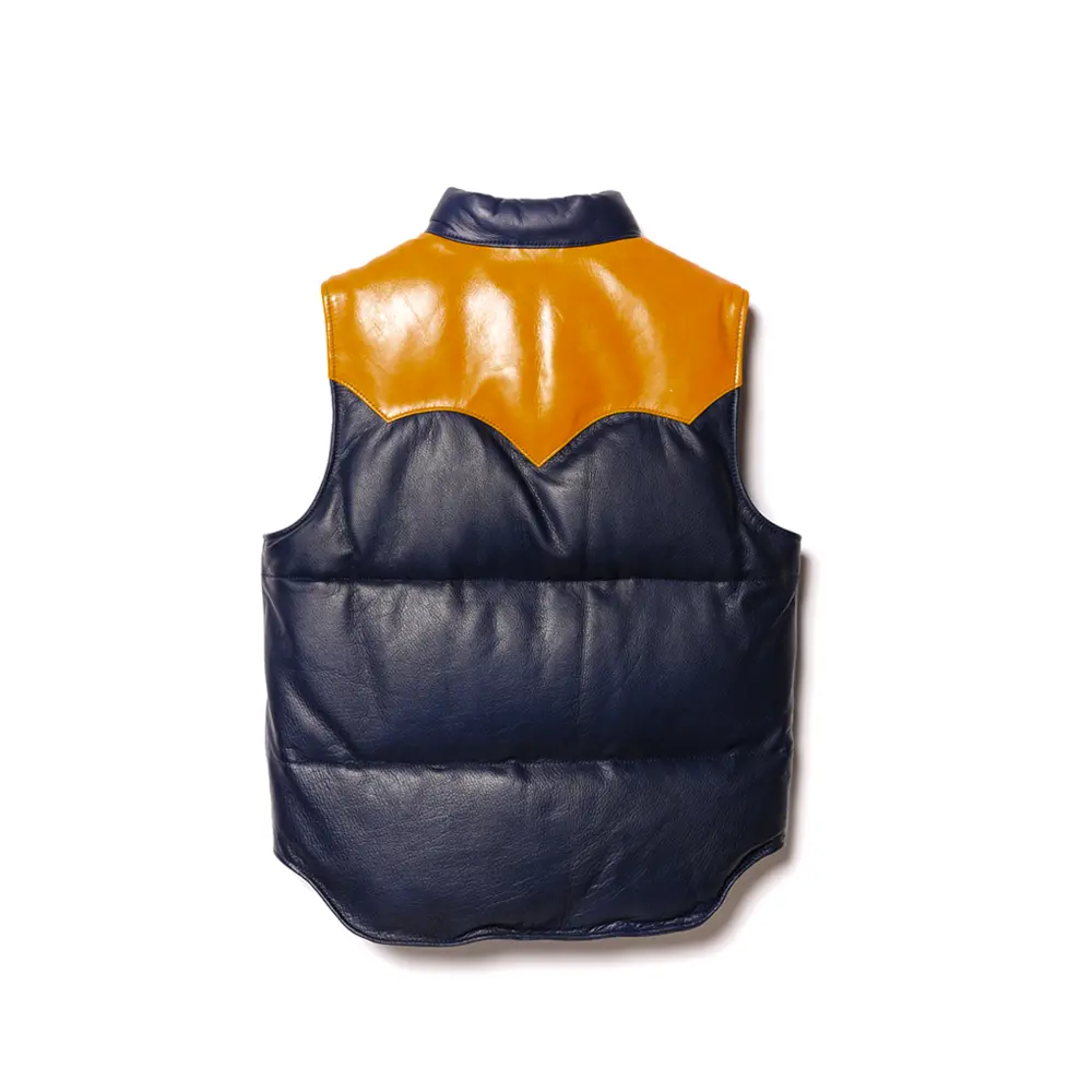 STEER OIL & HORSE HIDE DOWN VEST メンズ ウィメンズ レザージャケット 革ジャン