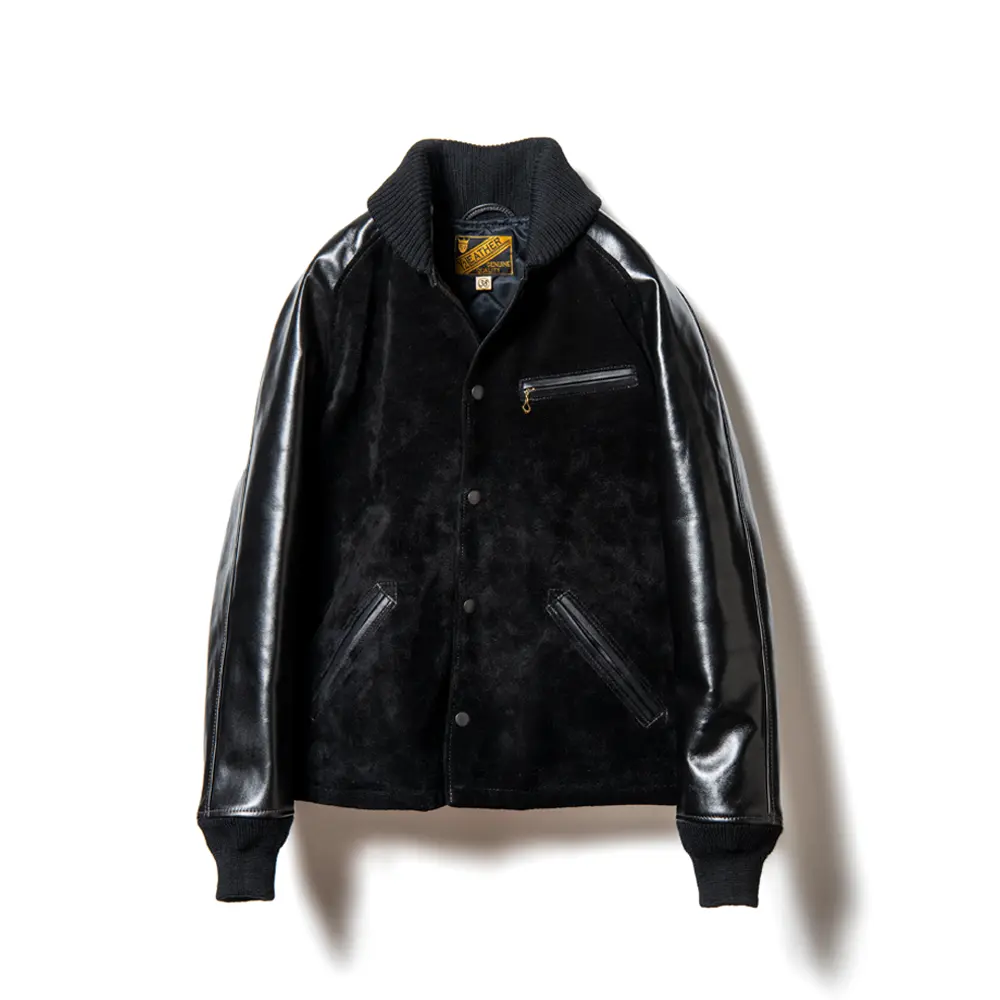 STEER ROUGHOUT & VINTAGE HORSE LIGHT PHARAOH JACKET メンズ ウィメンズ レザージャケット 革ジャン