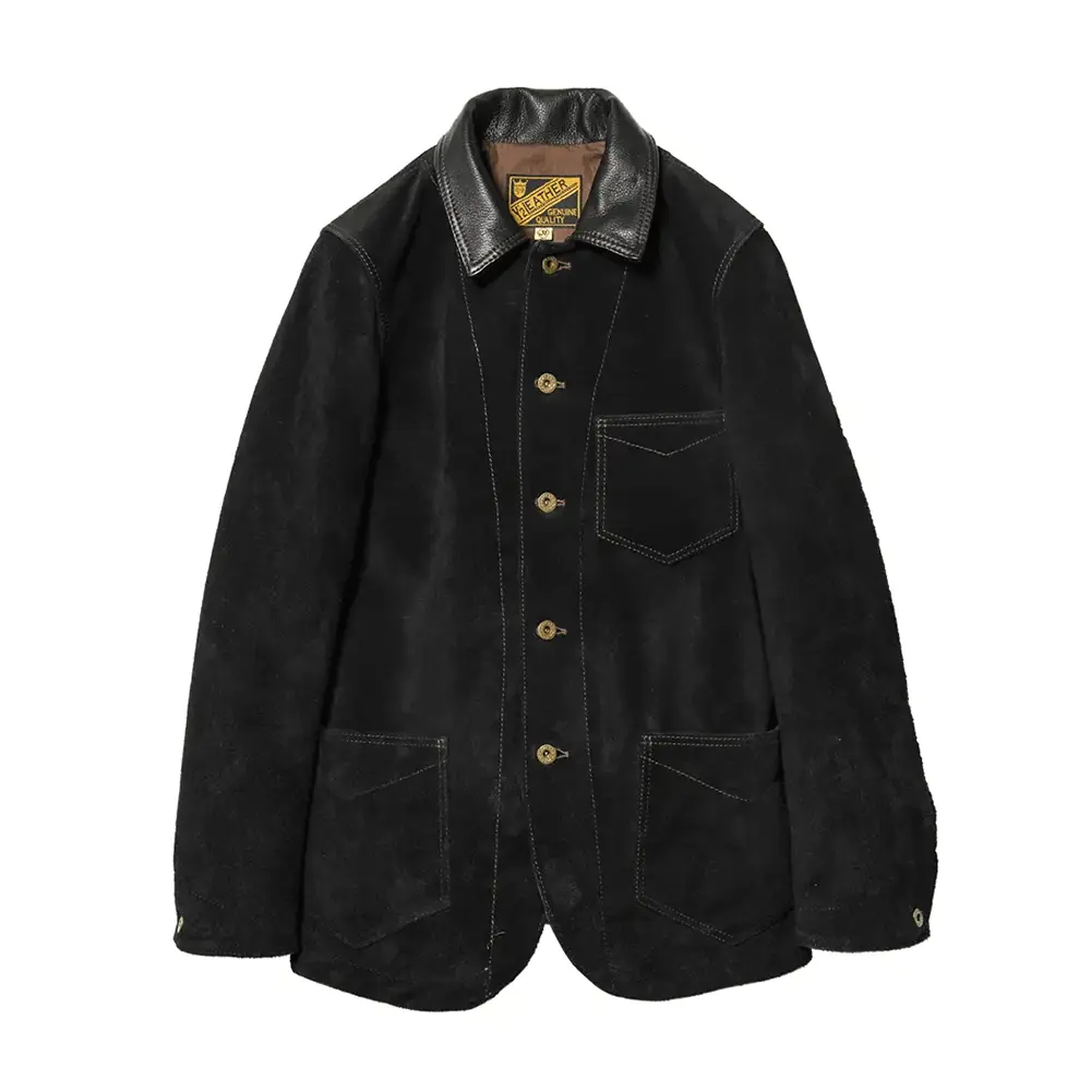 STEER SUEDE COVERALL JACKET レザージャケット 革ジャン