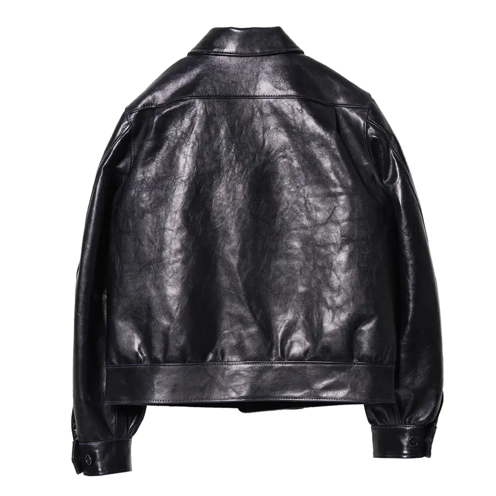 INDIGO HORSE 30'S STYLE FRENCH CYCLE SHORT JACKET leather jacket brand