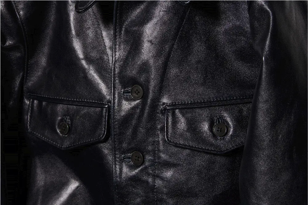 INDIGO HORSE 30'S STYLE FRENCH CYCLE SHORT JACKET leather jacket brand