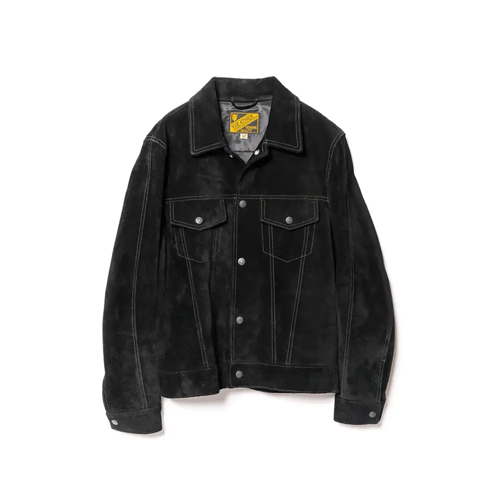 STEER ROUGHOUT 3RD TYPE JEAN JACKET leather jacket brand