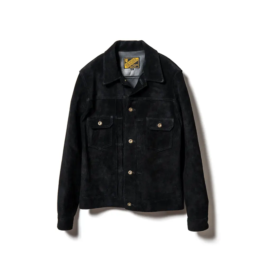 STEER ROUGHOUT 2ND TYPE JEAN JACKET メンズ ウィメンズ レザージャケット 革ジャン