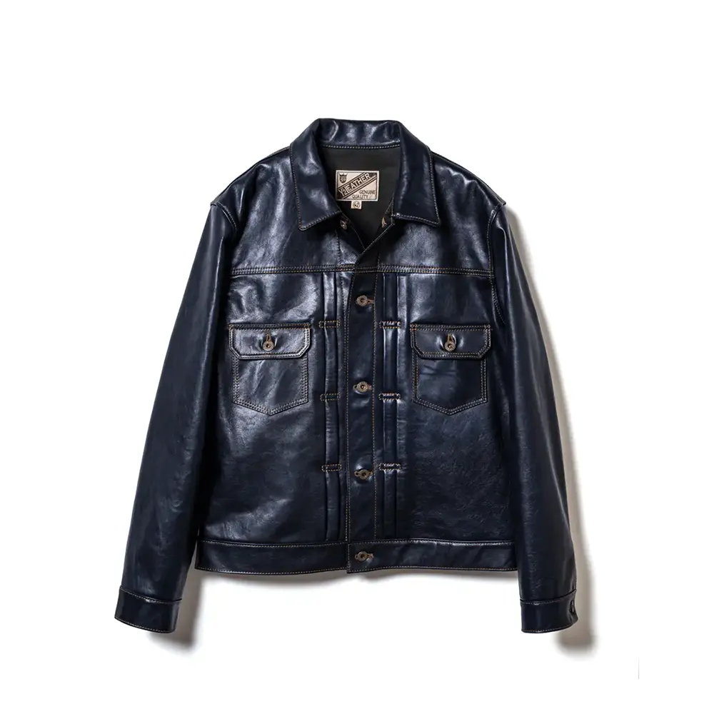 INDIGO HORSE 2ND TYPE JEAN JACKET メンズ ウィメンズ レザージャケット 革ジャン