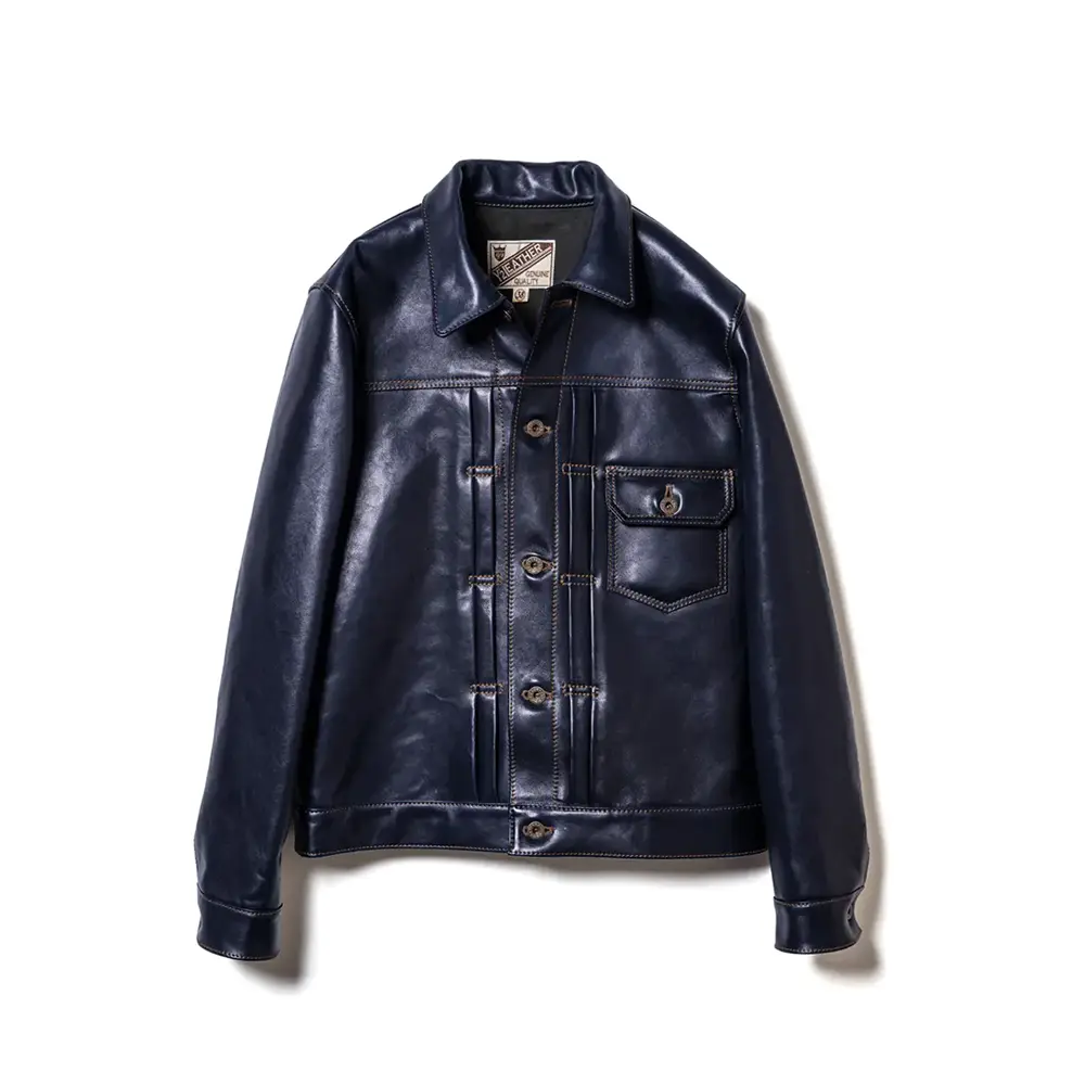 INDIGO HORSE 1ST TYPE JEAN JACKET メンズ ウィメンズ レザージャケット 革ジャン