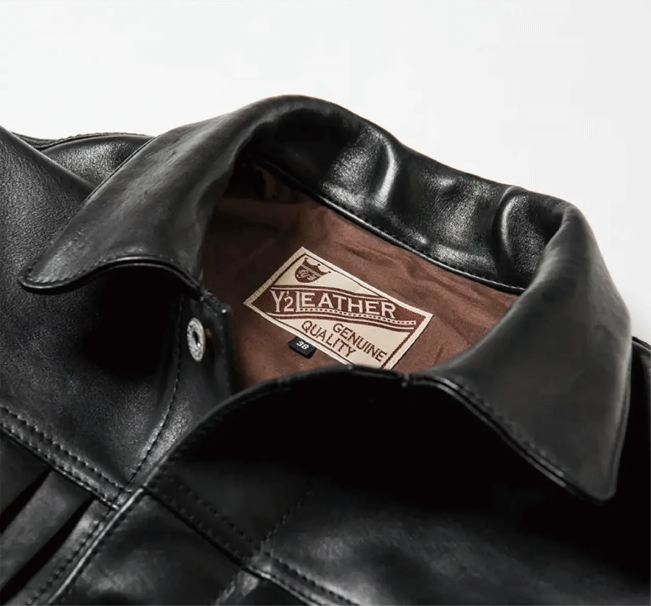 Genuine Leather レザージャケット 革ジャン - レザージャケット