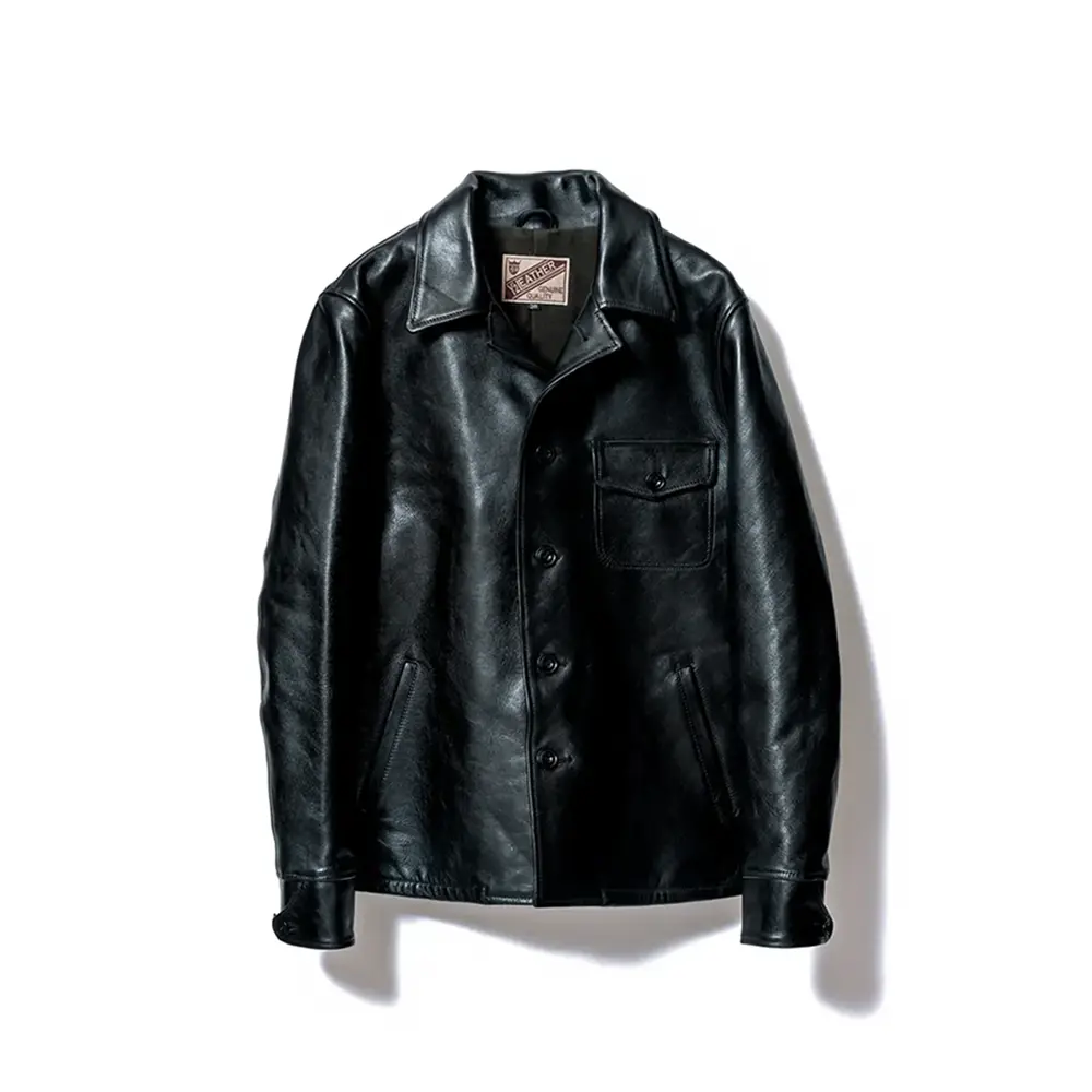 ANILINE HORSE WORK JACKET leather jacket brand