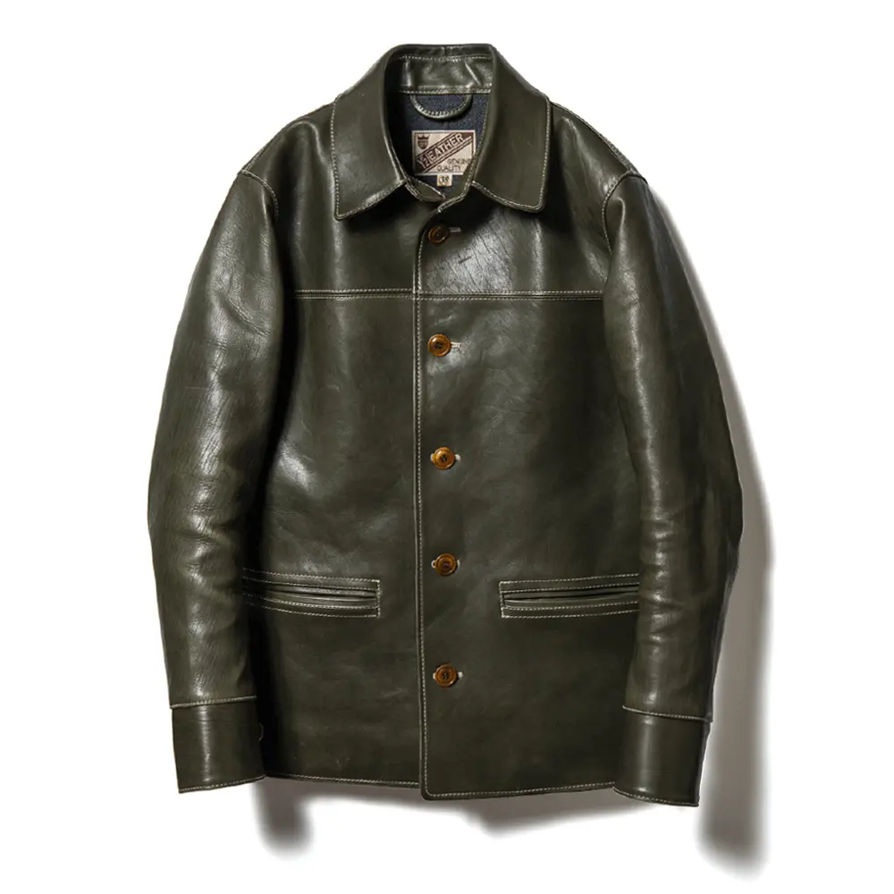 ECO HORSE 30'S CAR COAT leather jacket brand
