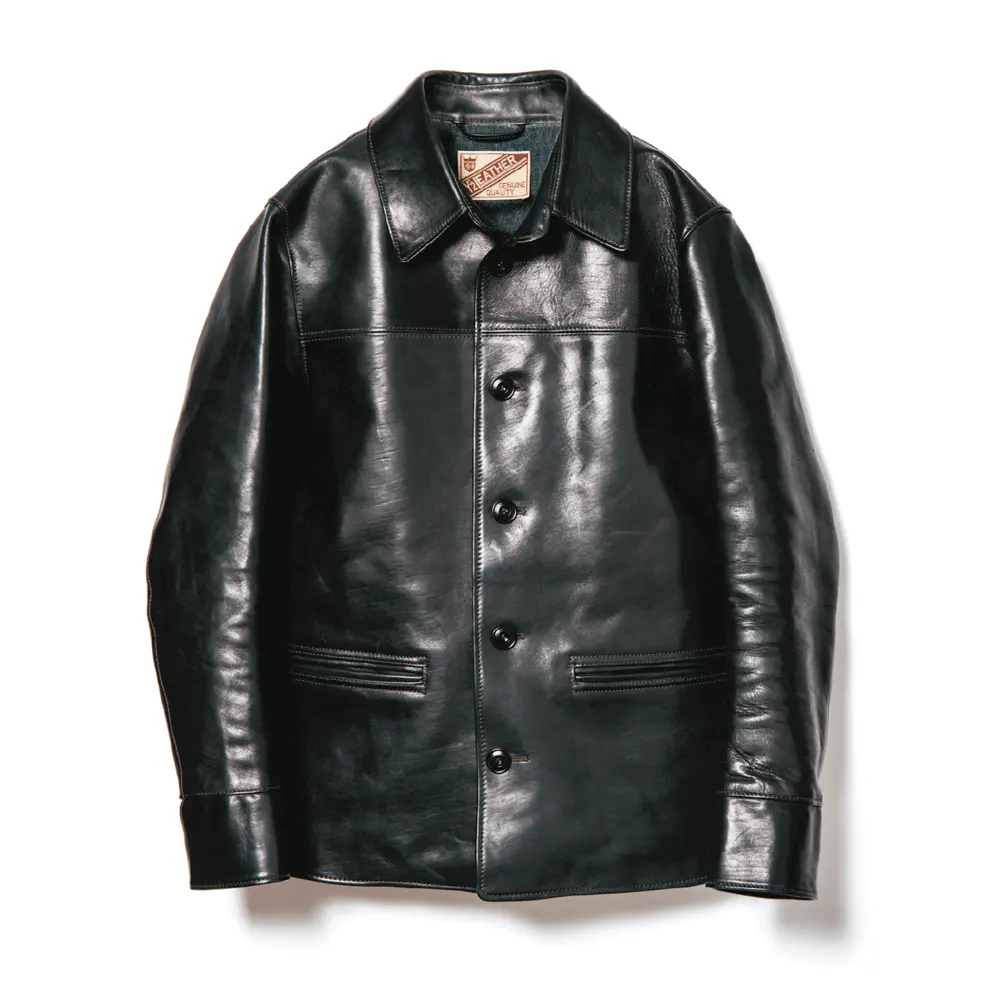 ECO HORSE 30'S CAR COAT leather jacket brand